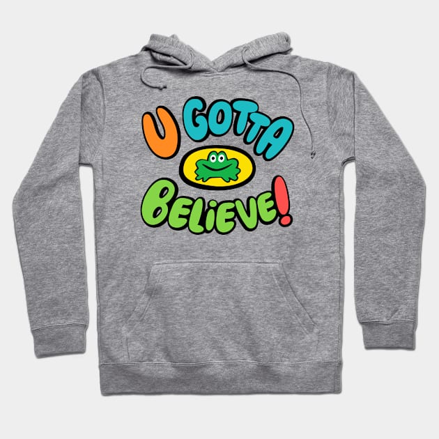 Frog Believer 1 -v2 Hoodie by demonigote